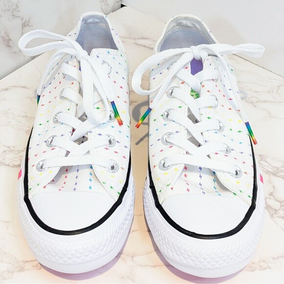 NEW Vintage Converse Chuck Taylor All Star PRIDE Multi Low Top Sneakers W 6 M 4 - Picture 3 of 12